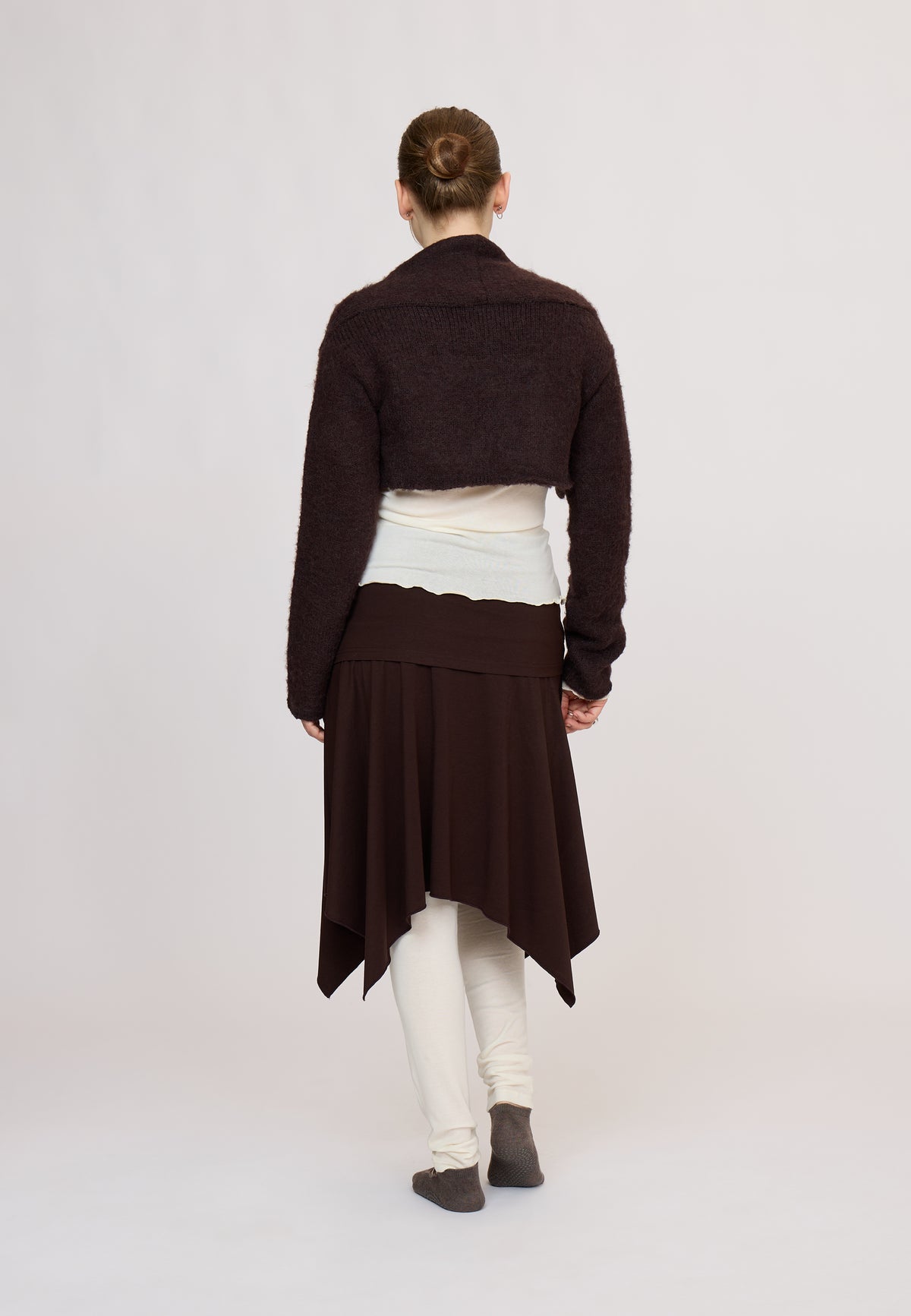 OpheliaRS Knit Bolero Bitter Chocolate