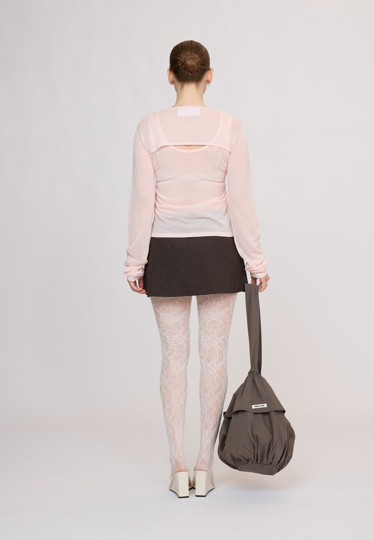 OliseRS Knit Blouse Ballerina Pink