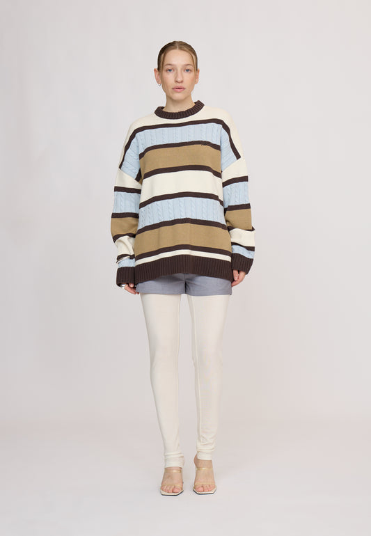 KarloRS Knit  Multi Blue
