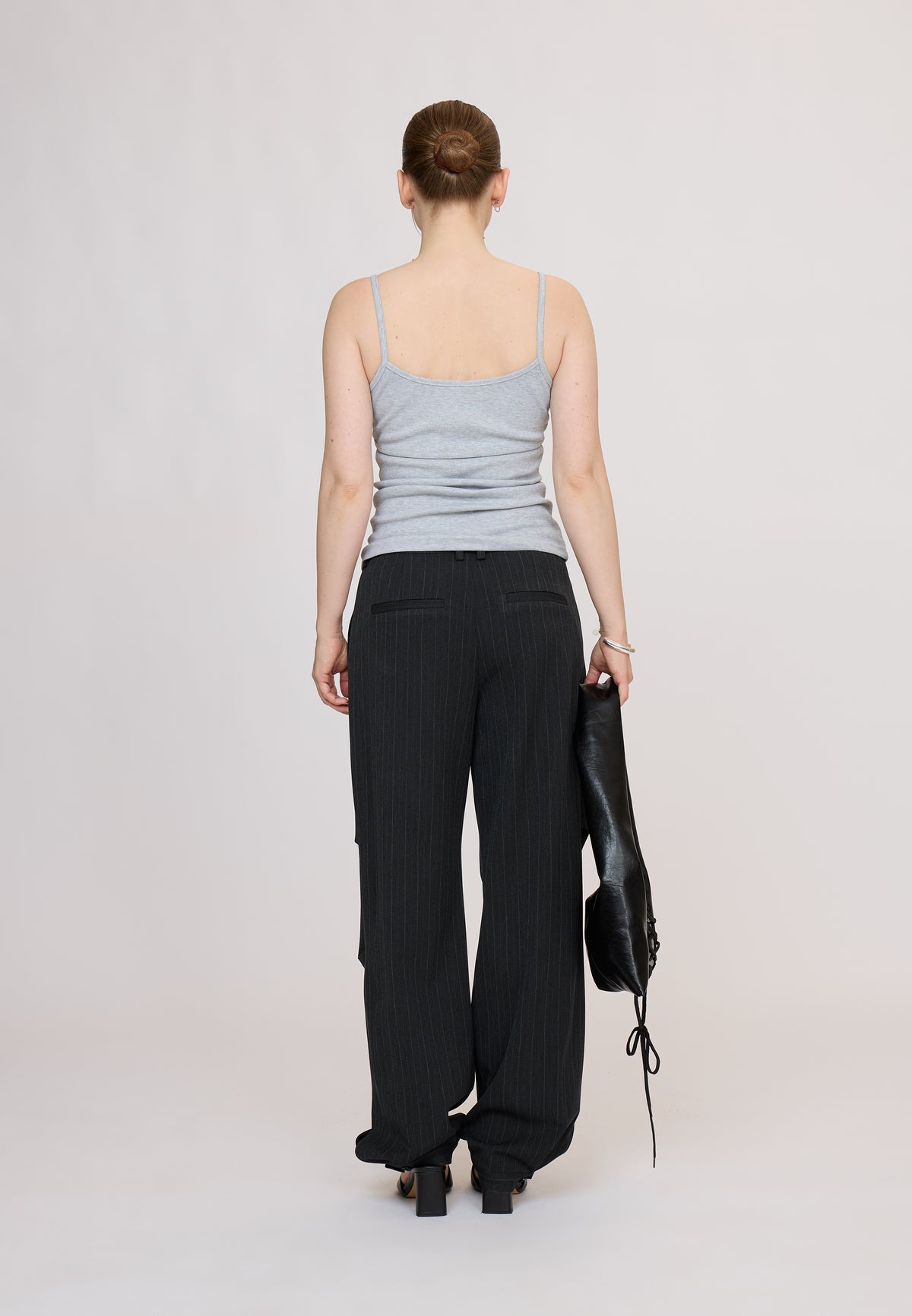 OmaRS Top Light Grey melange
