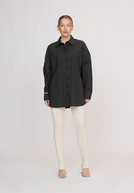 OriannaRS Shirt Black Check