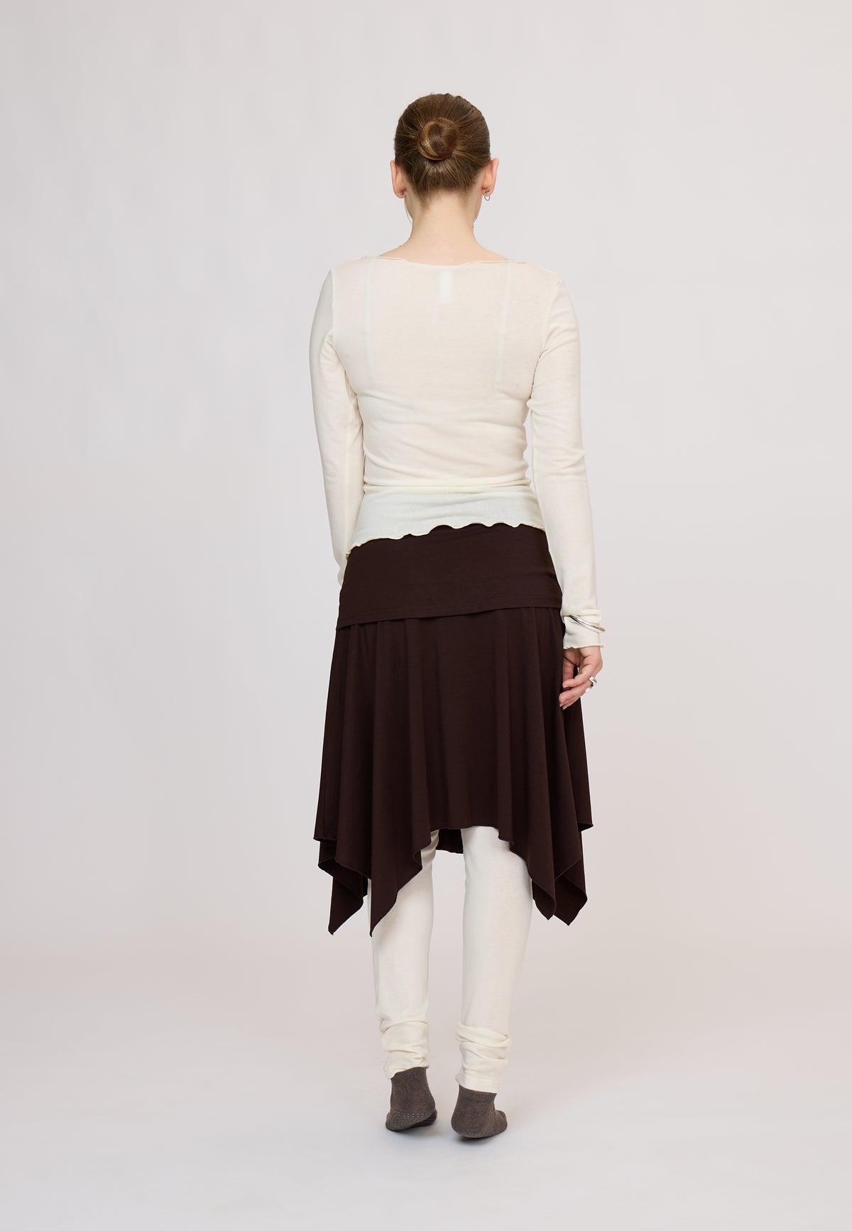 OtiliaRS Skirt Dark Brown