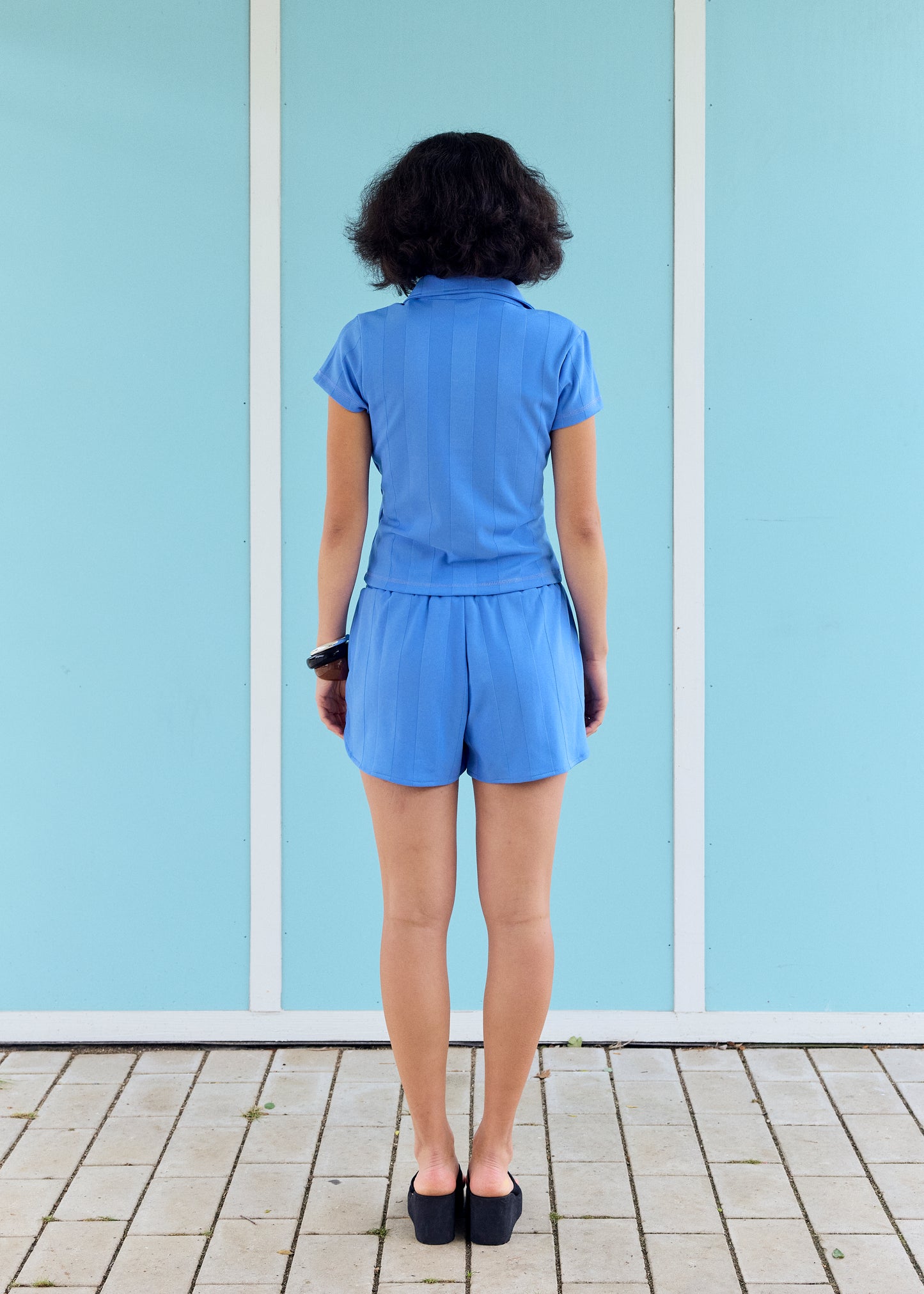 NoelRS Shorts. Blue Lagoon