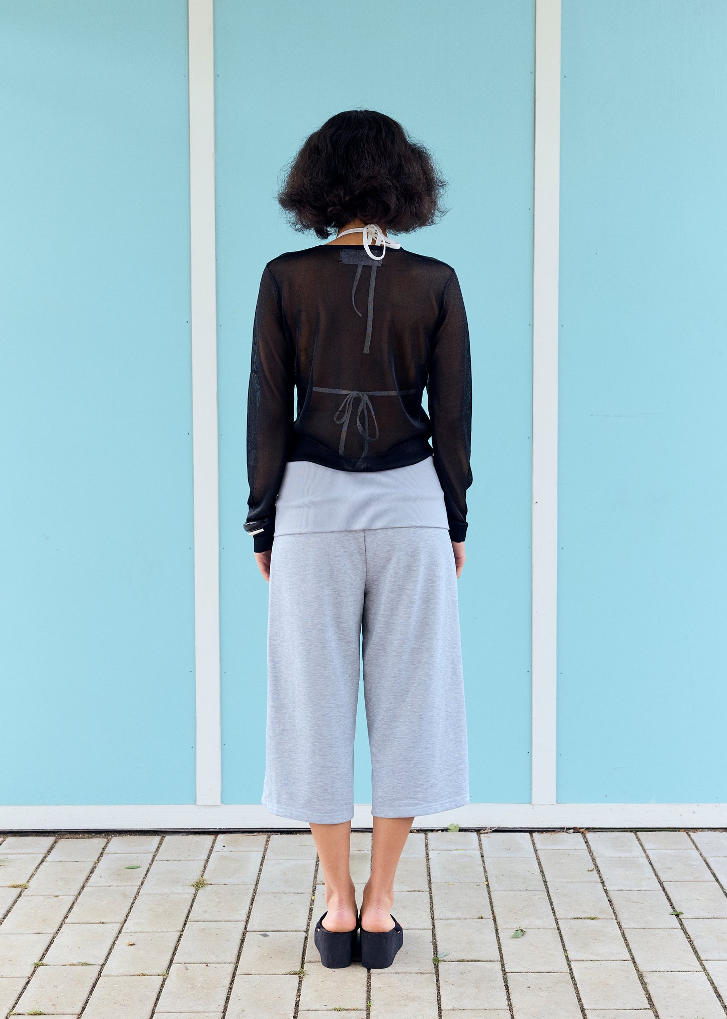 NaomiRS Pant Light Grey melange