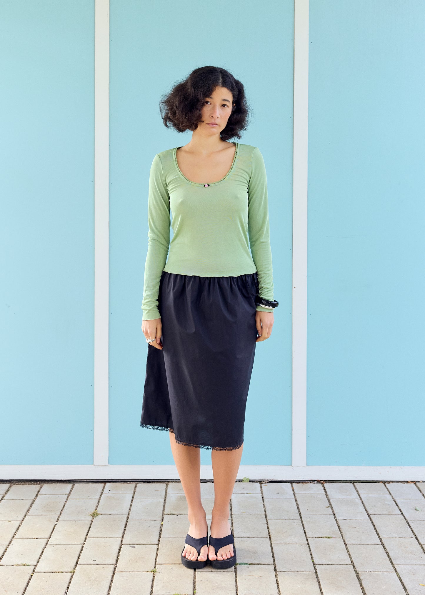 NicoletteRS Blouse Apple Green