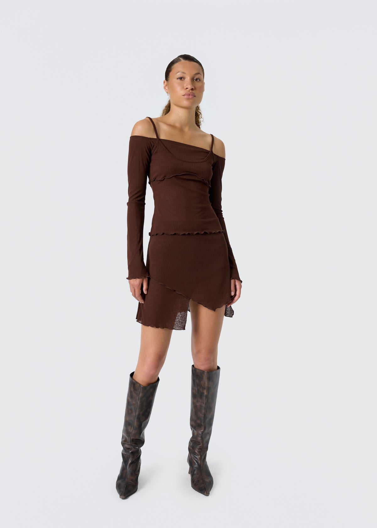 MaddisonRS Skirt Dark Brown