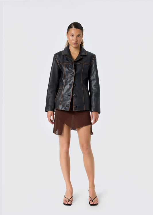 MaddoxRS Leather Jacket Black