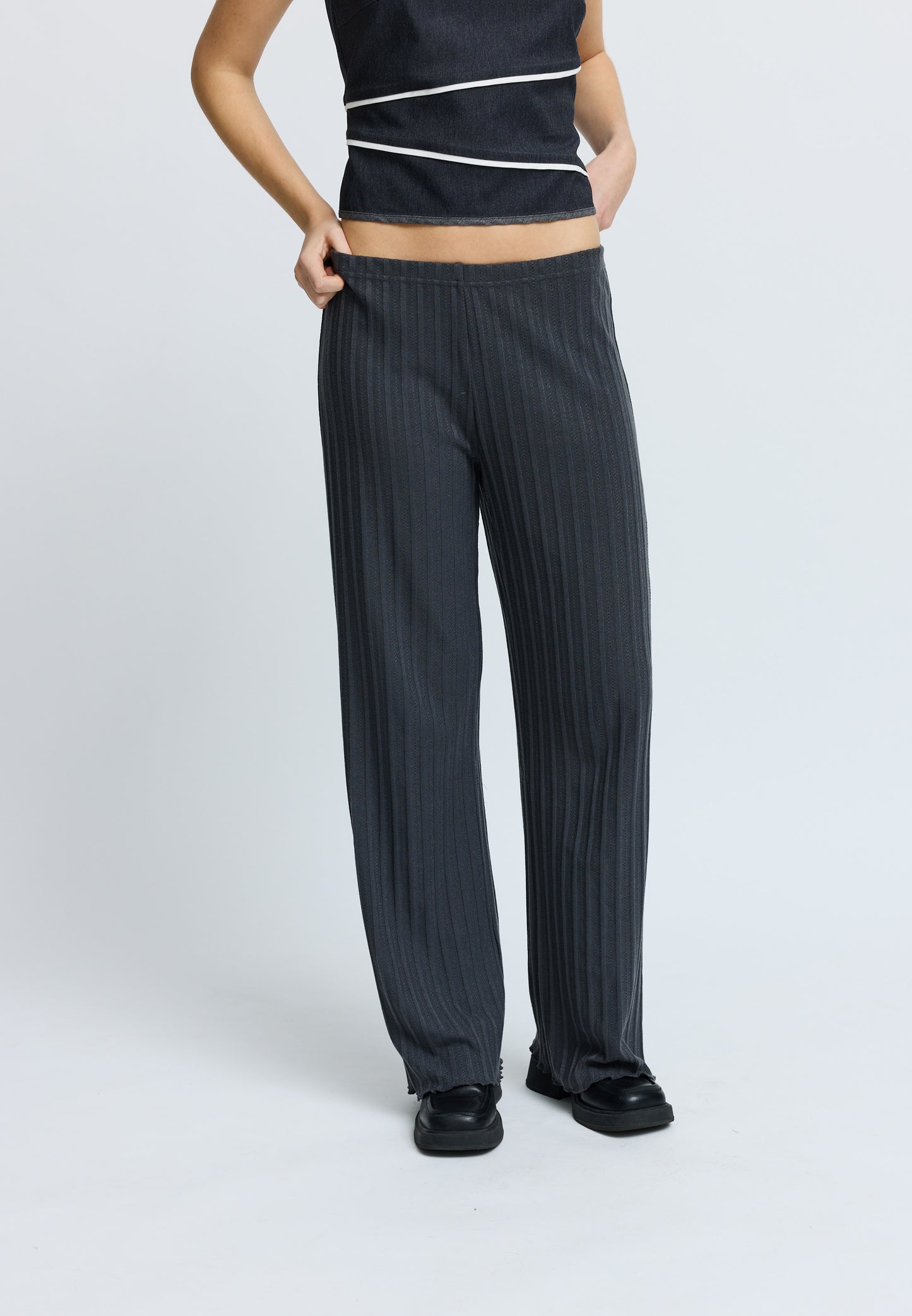 HannahRS Pant  Grey Melange