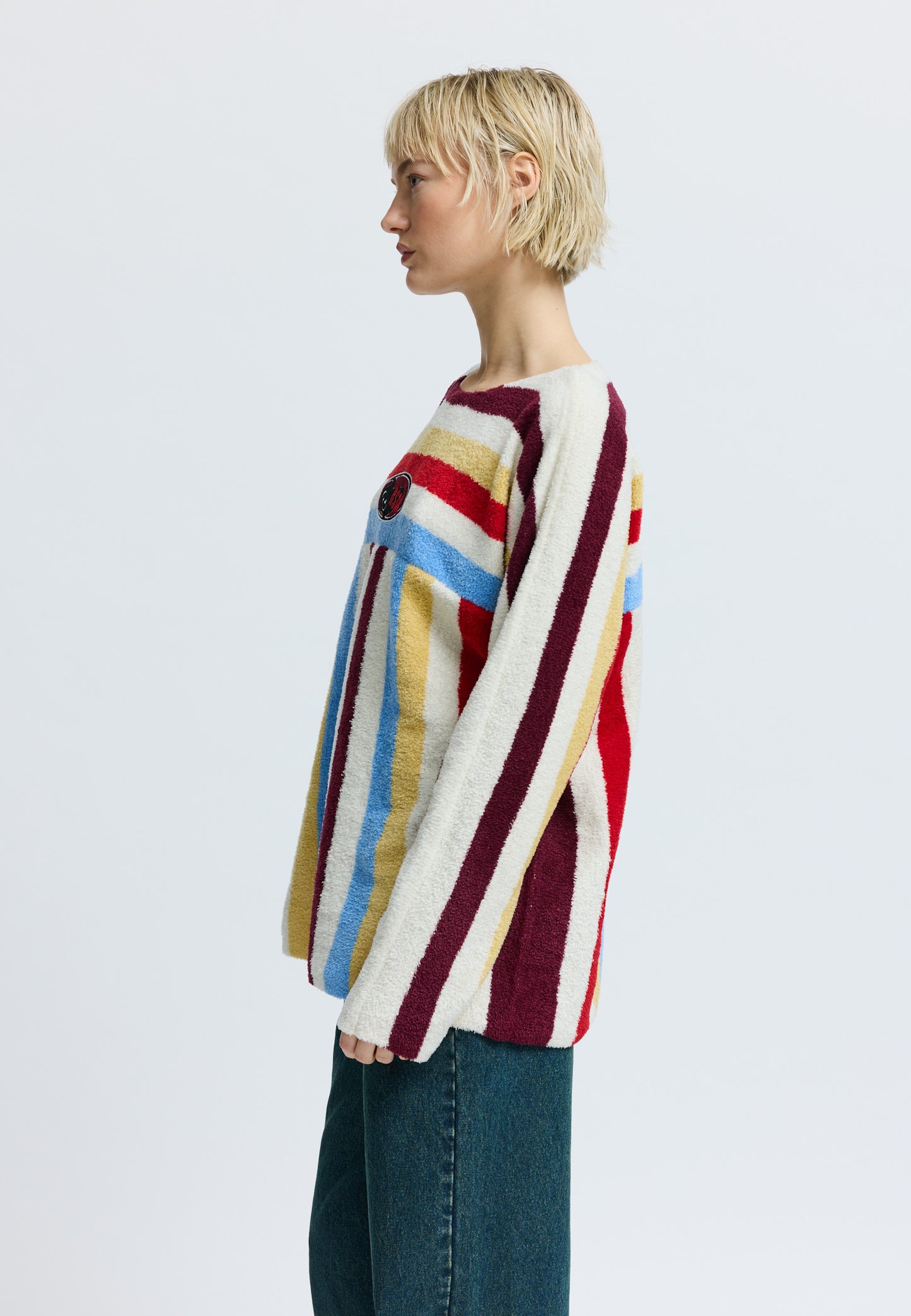 HenleyRS Knit  Multi