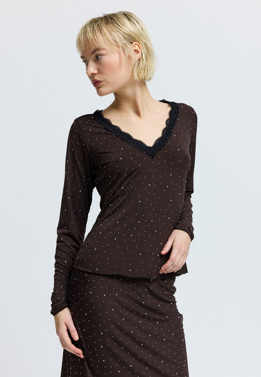 HoneyRS Blouse Dark Brown