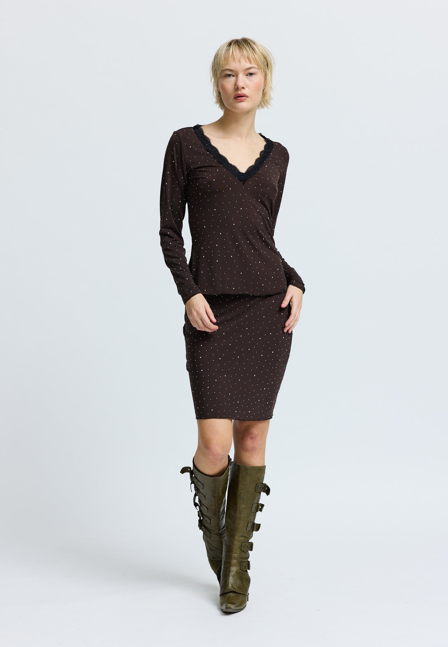 HoneyRS Skirt Dark Brown