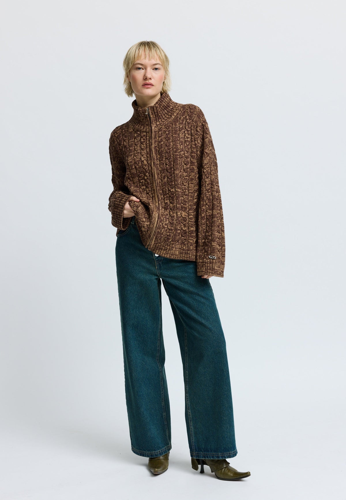 CassidyRS Knit Brown Melange