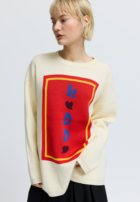 HyldaRS Knit  Creme