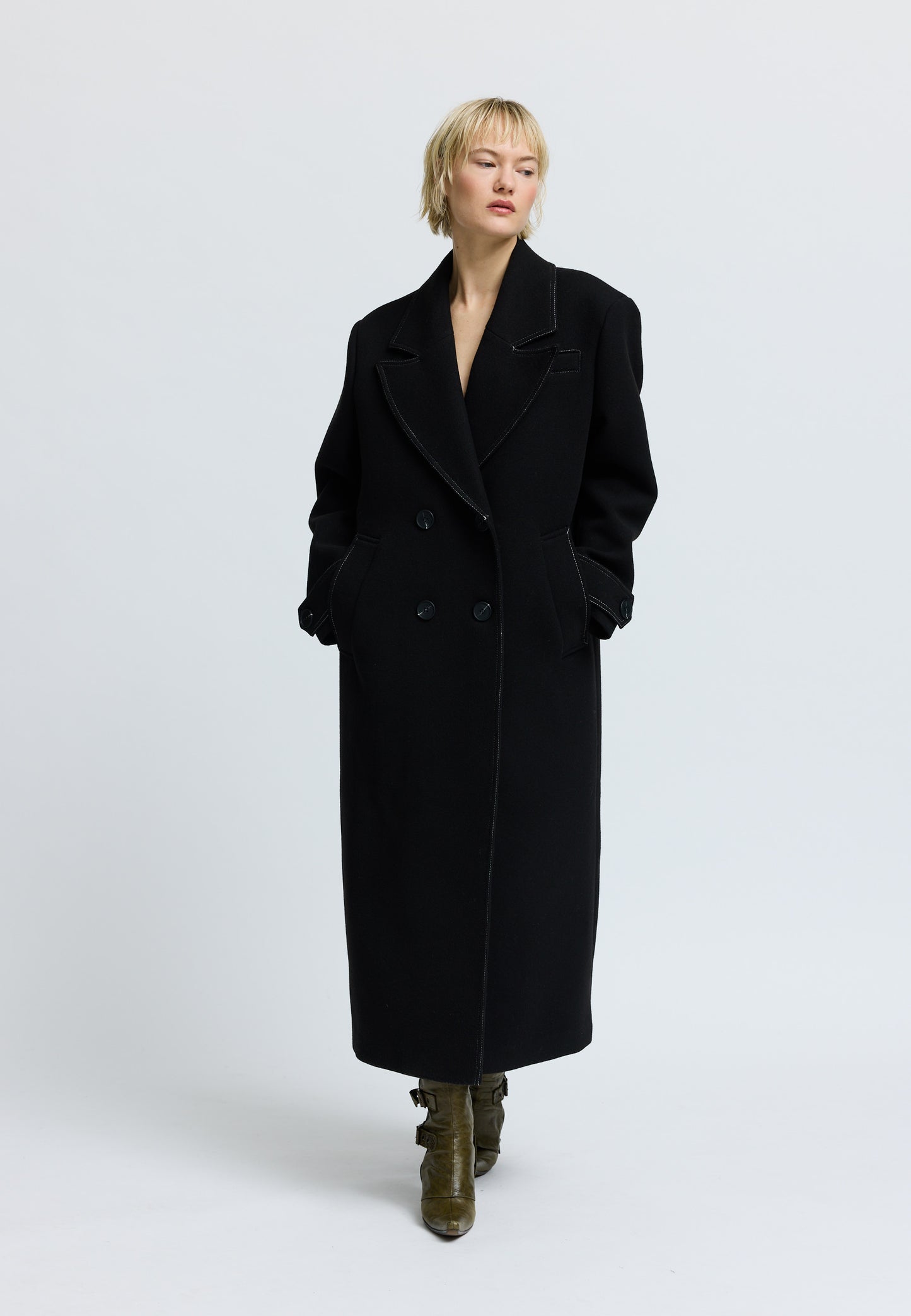HelmaRS Coat  Black