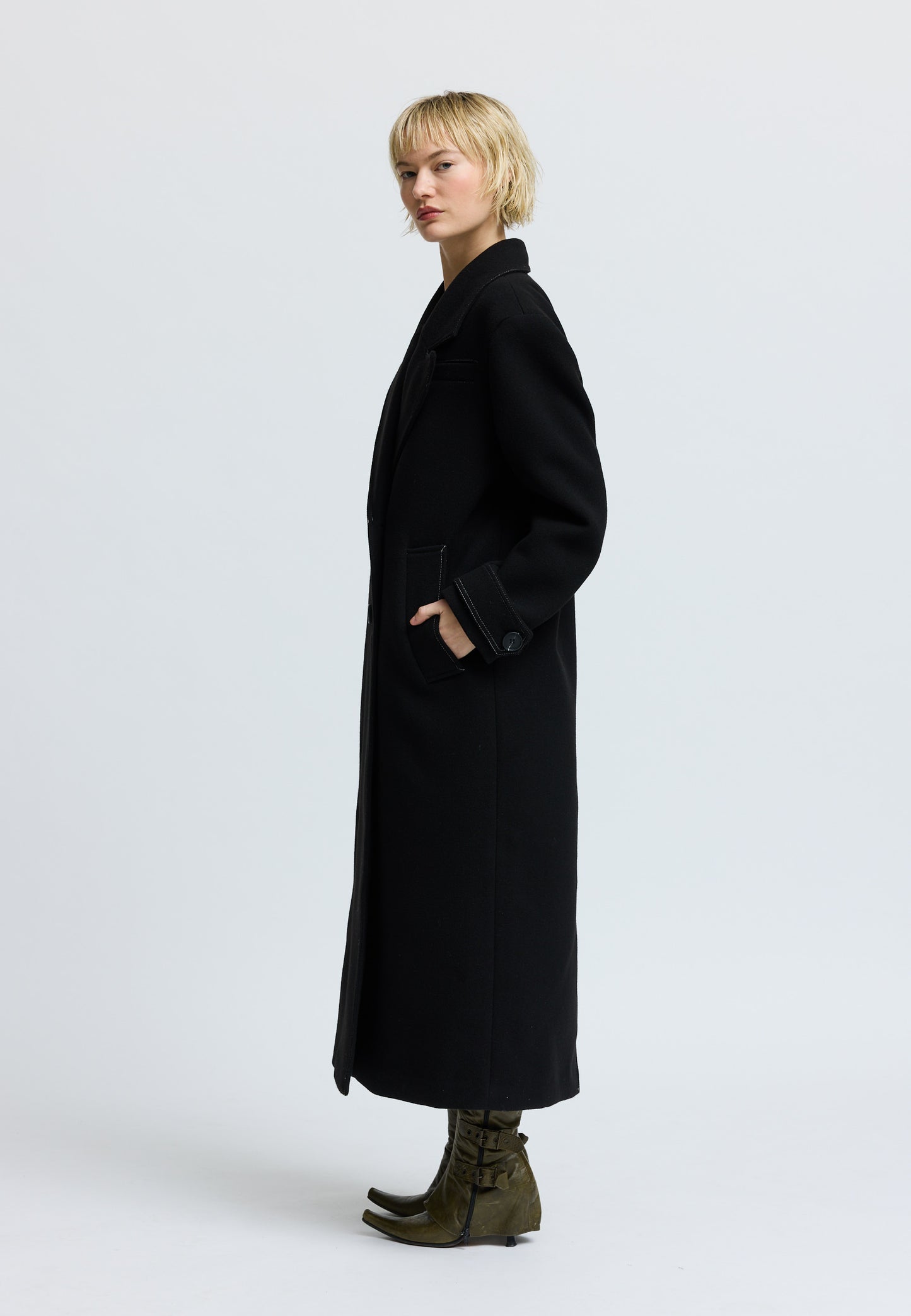 HelmaRS Coat  Black