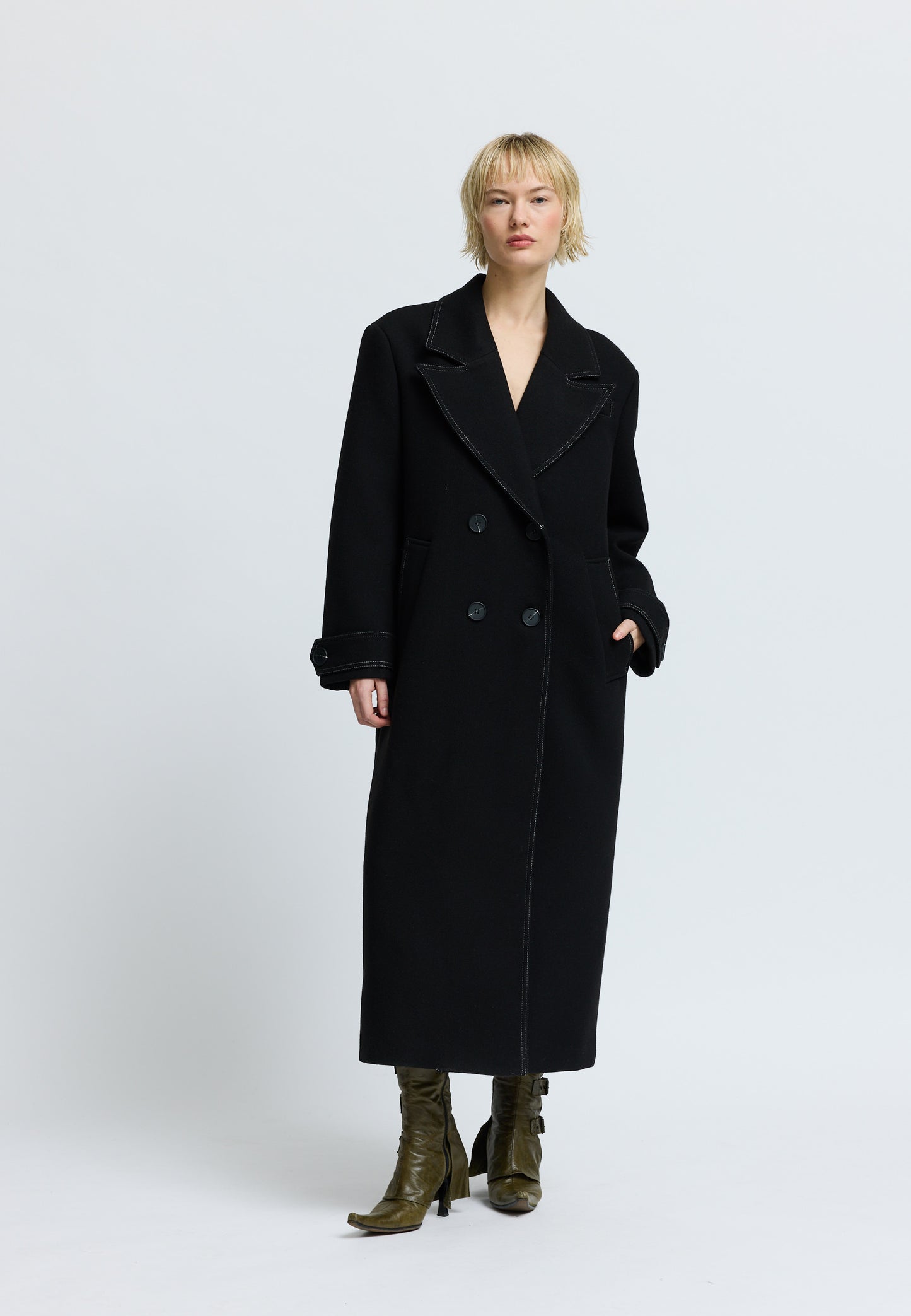 HelmaRS Coat  Black