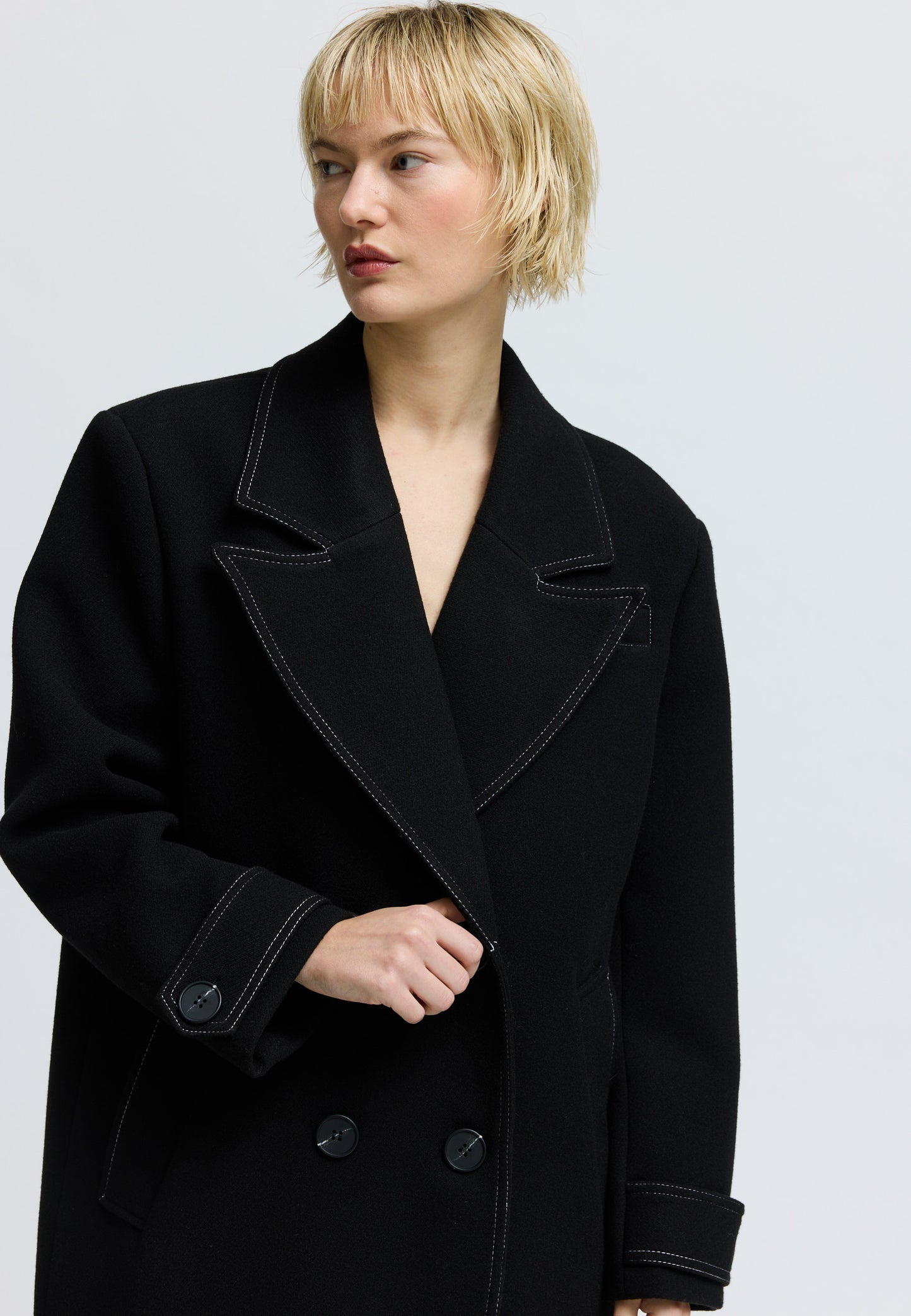 HelmaRS Coat  Black