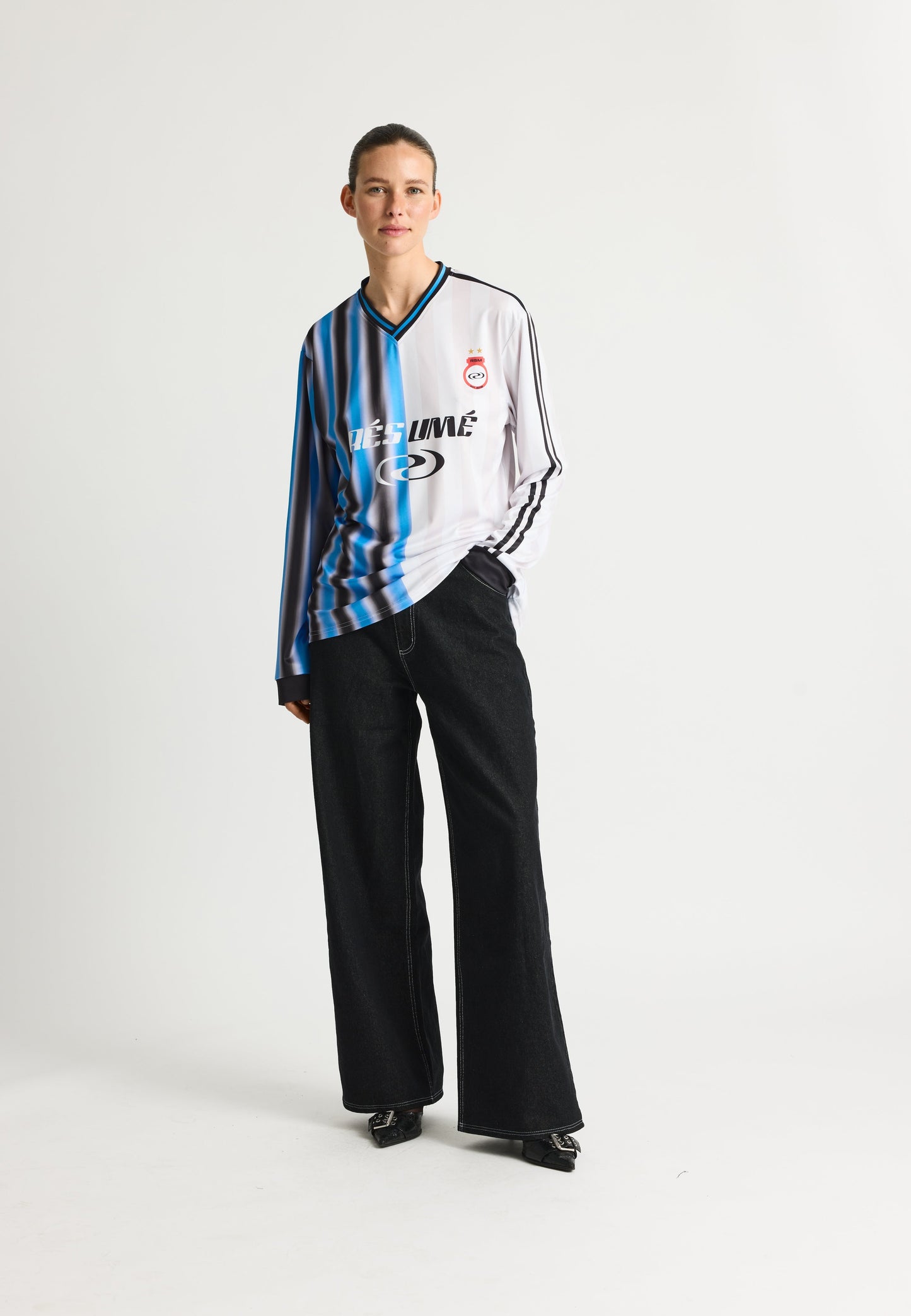 LucaRS Blouse Blue Stripe