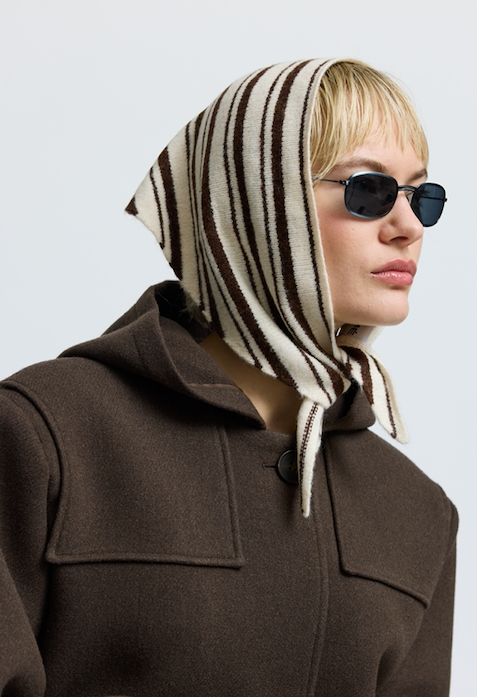 HavenRS Scarf  Brown Stripe