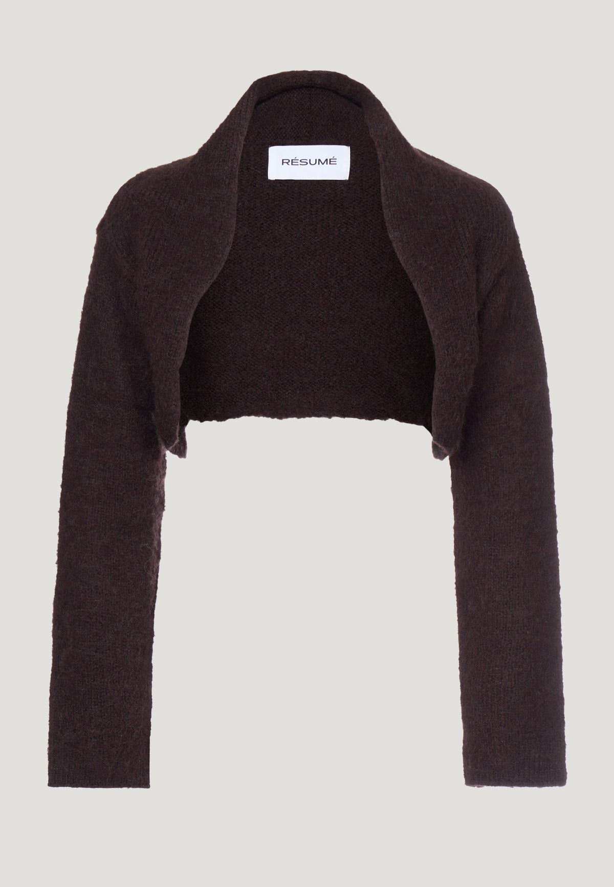 OpheliaRS Knit Bolero Bitter Chocolate