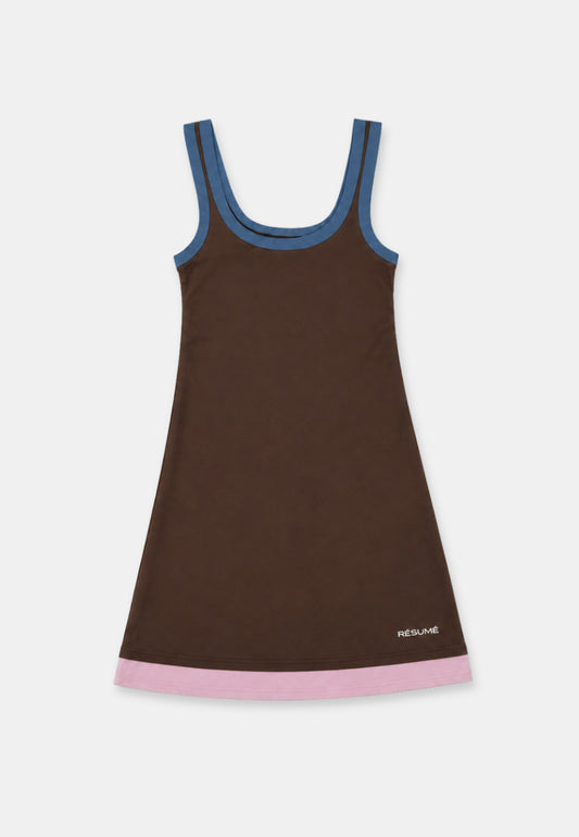 AlbaRS Dress Multi Brown