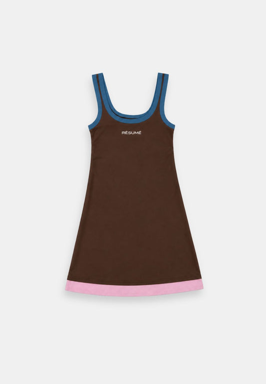 AlbaRS Dress Multi Brown