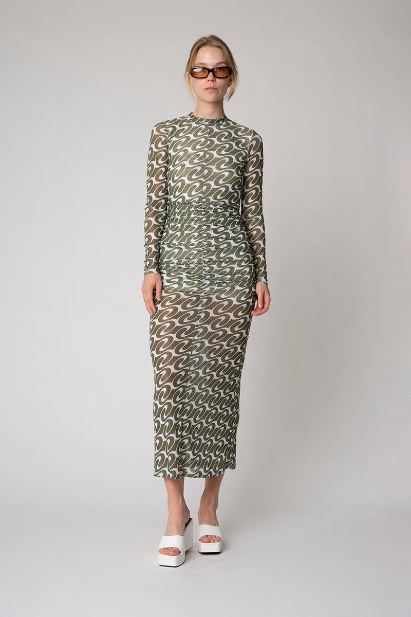 RipleyRS Dress Bronze Green