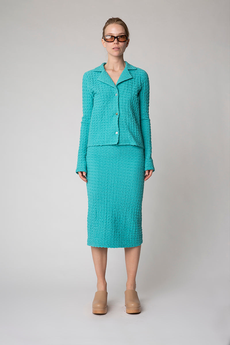 RebbaRS Cardigan Turquoise